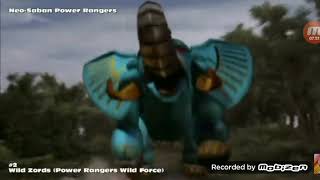 MOST VIEWED VIDEO Every megazord destruction in power rangers mighty morphin  beast morphers [upl. by Arahahs]