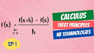 Calculus How to find Derivatives fx using First Principles [upl. by Chuah]