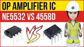 NE5532 vs 4558D Op Amp IC  Sound Quality Comparison  amplifier [upl. by Osmund]