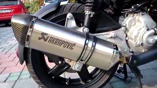 Gilera Nexus 300ie Akrapovic [upl. by Kcinimod]