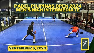 Padel Pilipinas Open 2024  Men High Inter  Group A  Vinz Arjohn vs Mikael Gil  Sep 5 2024 [upl. by Arturo]