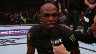 UFC 214 Jon Jones Octagon Interview [upl. by Enrobialc848]