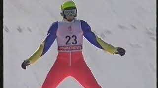 Virgil Neagoe  735m  Albertville 09021992 K90  Ski Jumping  Winter Olympic Games [upl. by Shirlie]