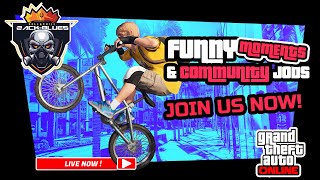 🔴GTA 5  FUNNY MOMENTS amp COMMUNITY JOBS LIVE PS5 [upl. by Hegarty505]