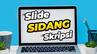 Contoh Slide Presentasi Sidang Skripsi yang Menarik [upl. by Jared]