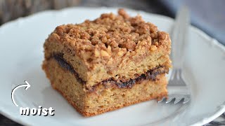 COFFEE CAKE RECIPE that is actually healthy stays fresh for days [upl. by Smitty604]