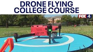 UT Arlington launches new drone course for students to obtain pilots license [upl. by Hollington]