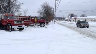 HAFD  Responding Structure Fire Christmas Day [upl. by Odnomor762]