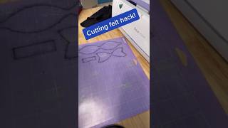 The best way to cut felt with your Cricut cricut cricuthacks cricuttipsandtricks [upl. by Redienhcs]