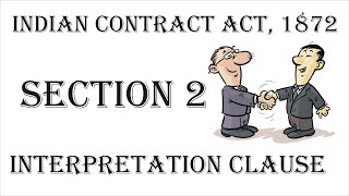 Interpretation Clause  Indian Contract Act 1872  Law Guru [upl. by Rudin]