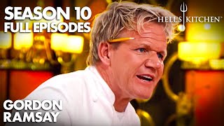 The MOST SHOCKING Elimination Yet  Hells Kitchen  Season 10  Episodes 7 8 9  Gordon Ramsay [upl. by Nobell]