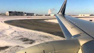 WestJet 737700  Taxi amp Takeoff from CYYZ  CYYC [upl. by Enileme]