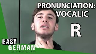 Visual Guide to German Ponunciation  vocalic R [upl. by Bullock]