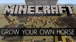 Minecraft Mod Reviews  MO CREATURES  Grow Your Own Horse [upl. by Art]