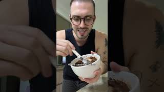 Agradando esse taurino fazendo um brigadeiro de whey ðŸ¤­â¤ï¸ vlog casal receita brigadeirofit [upl. by Cirala]