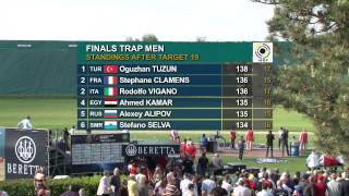 Finals Trap Men  ISSF Shotgun World Cup 2012 Lonato ITA [upl. by Siusan]