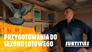 PRZYGOTOWANIA gołębi do SEZONU LOTOWEGO Hodowca PZHGP Zbigniew Rodak  WYŚCIGI Gołębi Pocztowych [upl. by Nnawtna554]