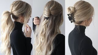 How to Wear a Claw Clip  Easy Hairstyles [upl. by Mendive]