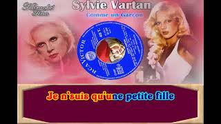 Karaoke Tino  Sylvie Vartan  Comme un garçon [upl. by Ennoid]