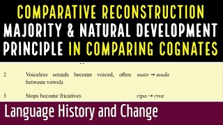 Comparative Reconstruction Majority and Natural Development Principle Sound and Word Reconstruction [upl. by Eloc389]