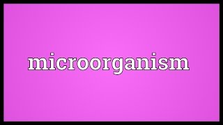 Microorganism Meaning [upl. by Haridan]