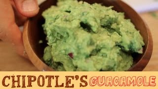 Chipotles Creamy Guacamole Recipe  Glorious Trick To Open Avocado without a Knife [upl. by Geldens]