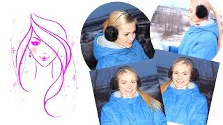 MORENA DIY HOW TO MAKE FURRY EAR MUFFS ♥♥♥ [upl. by Kornher]