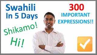 Learn Swahili in 5 Days  Conversation for Beginners [upl. by Ekralc]