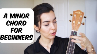 Ukulele School  A Minor Chord Tutorial [upl. by Gillian]