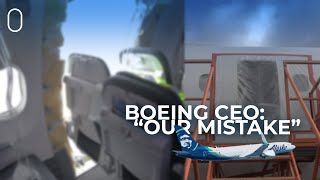 quotOur Mistakequot Boeing CEO Takes Responsibility For 737 MAX 9 Issues [upl. by Cicenia]