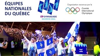 Le Québec qui compétitionne à linternational aux Jeux Olympiques scolaires de Bahrein [upl. by Neona]