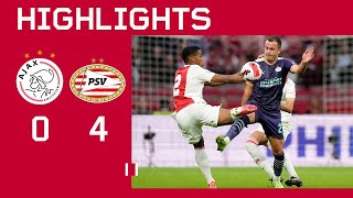 😤  Highlights Ajax  PSV  Johan Cruijff Schaal [upl. by Nosreh]