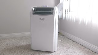 Black and Decker Portable Air Conditioner Review  BPACT12HWT for my LA Apartment [upl. by Mcmahon]