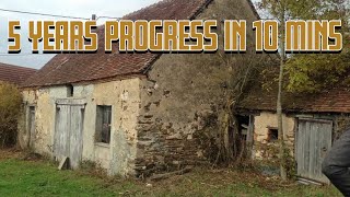 We spent our life savings on a derelict farmhouse  5 years in 10 mins [upl. by Paske853]