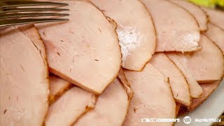 How To Slice A BoneIn Ham [upl. by Ayaet]