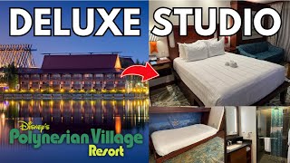 Polynesian DVC Room Tour  Deluxe Studio at Disneys Polynesian Village Resort [upl. by Olcott]