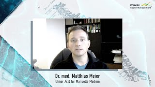 🇩🇪 Manuelle Medizin  Dr Matthias Meier  Arzt für Rekonstruktive Chirotherapie [upl. by Josephina]