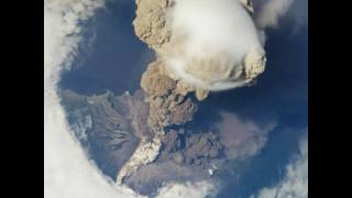 Sarychev Peak Eruption from the ISS oblique view [upl. by Irod356]