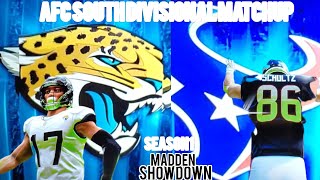 MADDEN SHOWDOWN SEASON 1 JAGUARS  TEXANS [upl. by Barren]