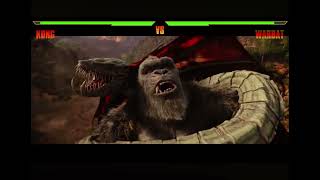 KONG VS WARBAT WITH HEALTHBARS [upl. by Tammi]