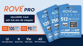 ROVE PRO microSD Card with Fullsize SD Adapter [upl. by Calore]