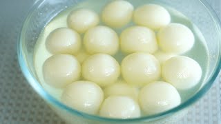 घर पर रसगुल्ले बनाने का एकदम आसान तरीका  Sponge Rasgulla Recipe  Bengali Rasgulla [upl. by Pace]