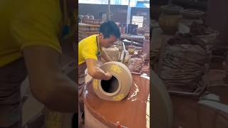 Traditional ceramic pot production process [upl. by Ahcsropal]