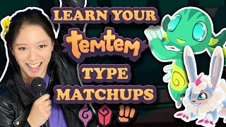 TEM TYPES RAP  Learn your Temtem type matchups so you dont need a type matchup chart [upl. by Gyimah]