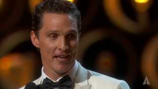 Matthew McConaughey winning Best Actor  86th Oscars 2014 [upl. by Alaehs]