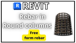 Round Column rebar in Revit Reinforcement of round columns in revit [upl. by Coonan386]