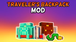 Minecraft TRAVELERS BACKPACK MOD  Minecraft Mods Showcase 119 [upl. by Aserahs]