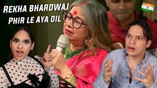 This is INDIAN MUSIC Waleska amp Efra react to Phir Le Aya Dil  Rekha Bhardwaj amp Vishal Bhardwaj [upl. by Spiegelman]