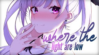 Nightcore  Where The Lights Are Low  Toby Romeo Felix Jaehn FAULHABER Lyrics [upl. by Emlynne]