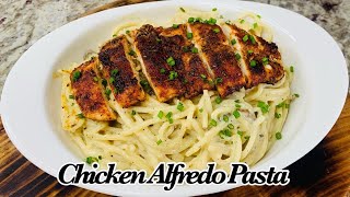 Chicken Alfredo Pasta  Resturant Style Creamy Pasta With Peri Peri Chicken Marias Kitchen Routine [upl. by Ynobe192]